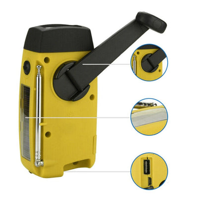 📻⚡【57% Rabatt】Solar-Kurbel Notfallradio – Mit Powerbank, Wetteralarm, USB & 7 Tage Akku. Wasserdicht & robust für Outdoor/Krise. 🌞🔋 Jetzt unschlagbares Angebot sichern!