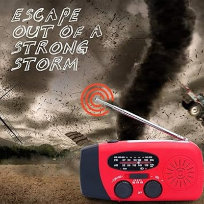 📻⚡【57% Rabatt】Solar-Kurbel Notfallradio – Mit Powerbank, Wetteralarm, USB & 7 Tage Akku. Wasserdicht & robust für Outdoor/Krise. 🌞🔋 Jetzt unschlagbares Angebot sichern!