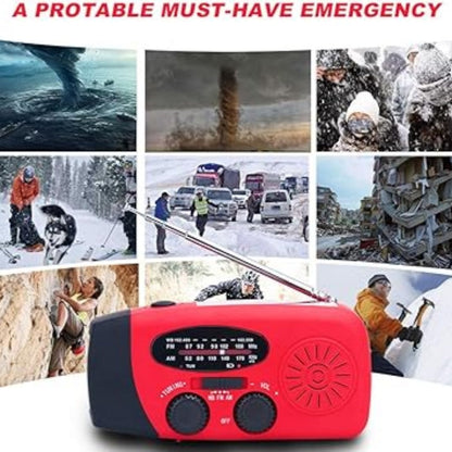 📻⚡【57% Rabatt】Solar-Kurbel Notfallradio – Mit Powerbank, Wetteralarm, USB & 7 Tage Akku. Wasserdicht & robust für Outdoor/Krise. 🌞🔋 Jetzt unschlagbares Angebot sichern!