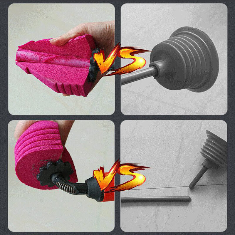 ✨【Letzter Tag – 50 % Rabatt】🔥🚽 Hochdruck-Toilettenentstopfung, sofortige Lösung🪠
