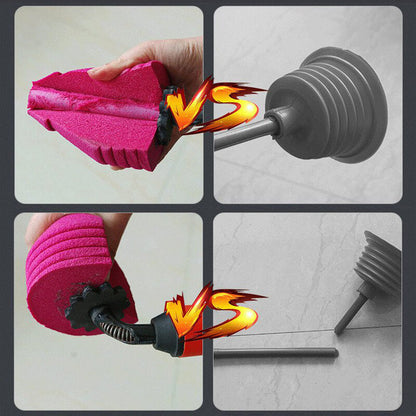 ✨【Letzter Tag – 50 % Rabatt】🔥🚽 Hochdruck-Toilettenentstopfung, sofortige Lösung🪠