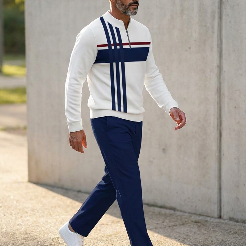 👕 60% RABATT! 🔥 Herren-Set mit Grafikprint – Pullover & Hose – Lässiger Streetstyle, Bequemer Stoff & Perfektes Match 👖