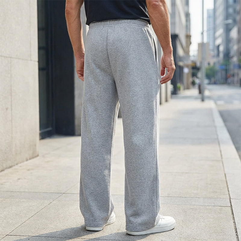 👖58% RABATT! 🏃‍♂️ Herren-Freizeithose in Lockerer Passform – Kordelzug, Bequemes Baumwollgewebe & Vielseitig für Alltag und Sport 🌟