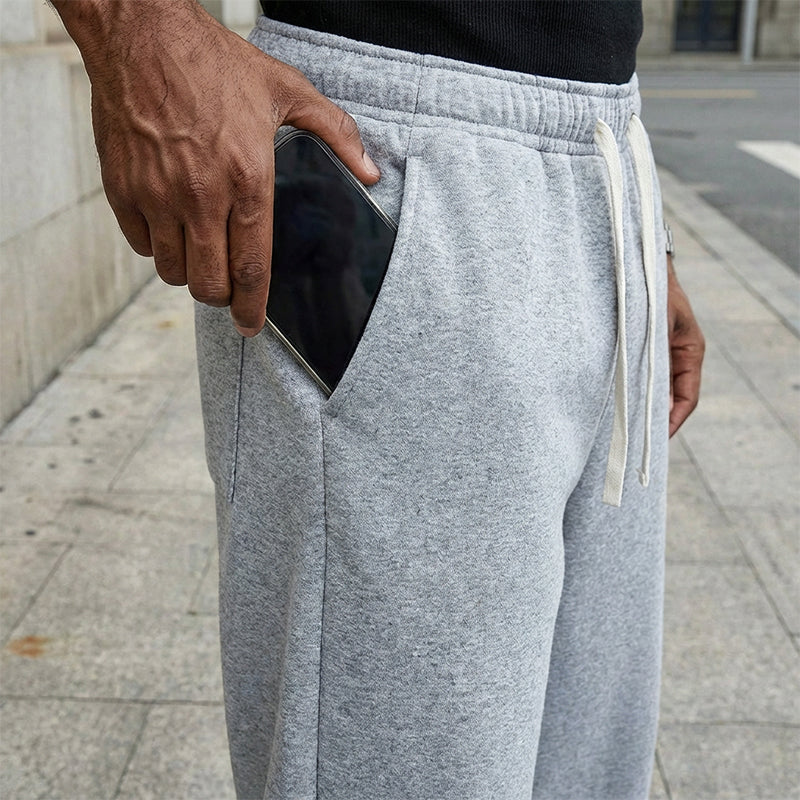 👖58% RABATT! 🏃‍♂️ Herren-Freizeithose in Lockerer Passform – Kordelzug, Bequemes Baumwollgewebe & Vielseitig für Alltag und Sport 🌟