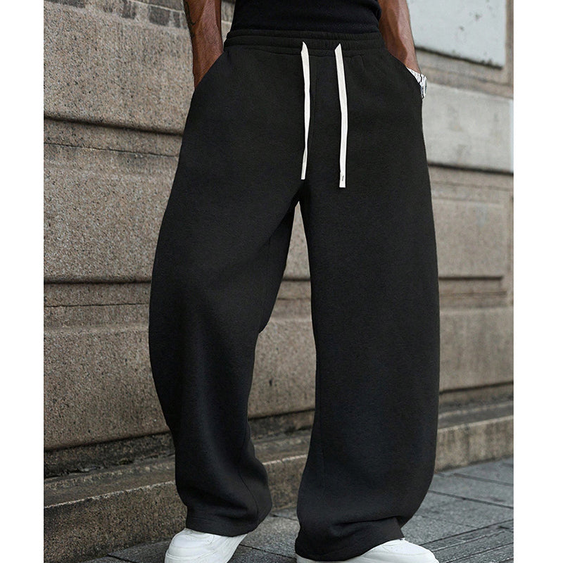 👖58% RABATT! 🏃‍♂️ Herren-Freizeithose in Lockerer Passform – Kordelzug, Bequemes Baumwollgewebe & Vielseitig für Alltag und Sport 🌟
