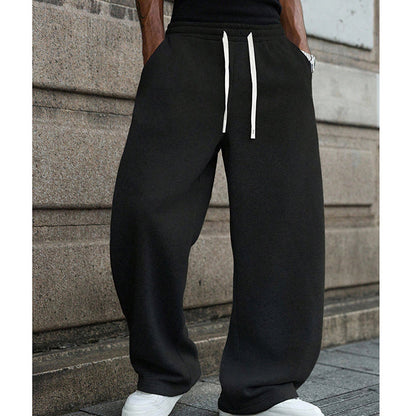 👖58% RABATT! 🏃‍♂️ Herren-Freizeithose in Lockerer Passform – Kordelzug, Bequemes Baumwollgewebe & Vielseitig für Alltag und Sport 🌟
