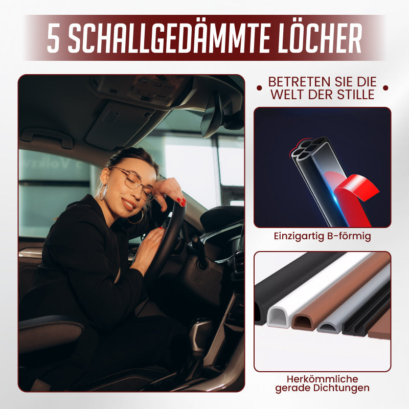 🚗 Kaufen Sie 2, erhalten Sie 1 GRATIS! 🧷🛡️ Geräusch- und staubdichte Gummidichtungsstreifen – Luxuriöse Geräuschdämmung und vollständige Abdichtung für alle Autos ✨