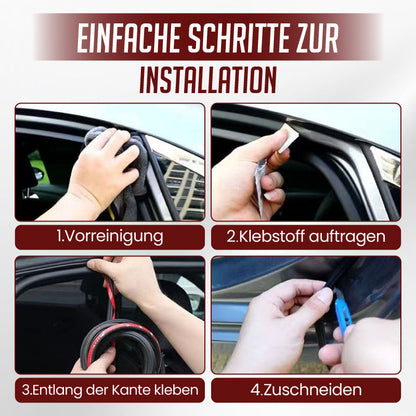 🚗 Kaufen Sie 2, erhalten Sie 1 GRATIS! 🧷🛡️ Geräusch- und staubdichte Gummidichtungsstreifen – Luxuriöse Geräuschdämmung und vollständige Abdichtung für alle Autos ✨