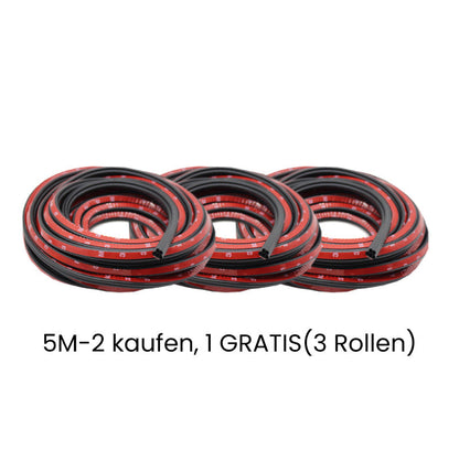 🚗 Kaufen Sie 2, erhalten Sie 1 GRATIS! 🧷🛡️ Geräusch- und staubdichte Gummidichtungsstreifen – Luxuriöse Geräuschdämmung und vollständige Abdichtung für alle Autos ✨