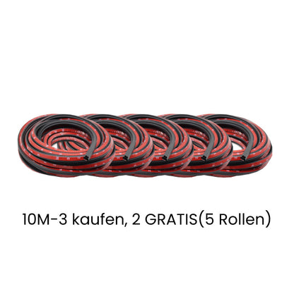 🚗 Kaufen Sie 2, erhalten Sie 1 GRATIS! 🧷🛡️ Geräusch- und staubdichte Gummidichtungsstreifen – Luxuriöse Geräuschdämmung und vollständige Abdichtung für alle Autos ✨