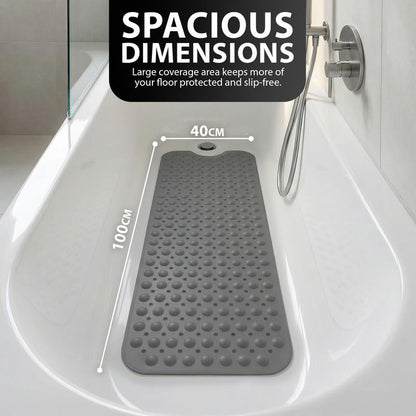 💎 58 % RABATT! 💎 Rutschfeste Badewannenmatte 100 × 40 cm – Ultra-haftende Saugnäpfe, schnelle Entwässerung & 7 Farben verfügbar 🛁🌈