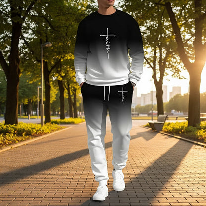💎 59% RABATT! 💎 Herren-Trainingsanzug mit Farbverlauf – Weich, Atmungsaktiv & Leichtgewicht für Sport und Freizeit 🏃‍♂️👕