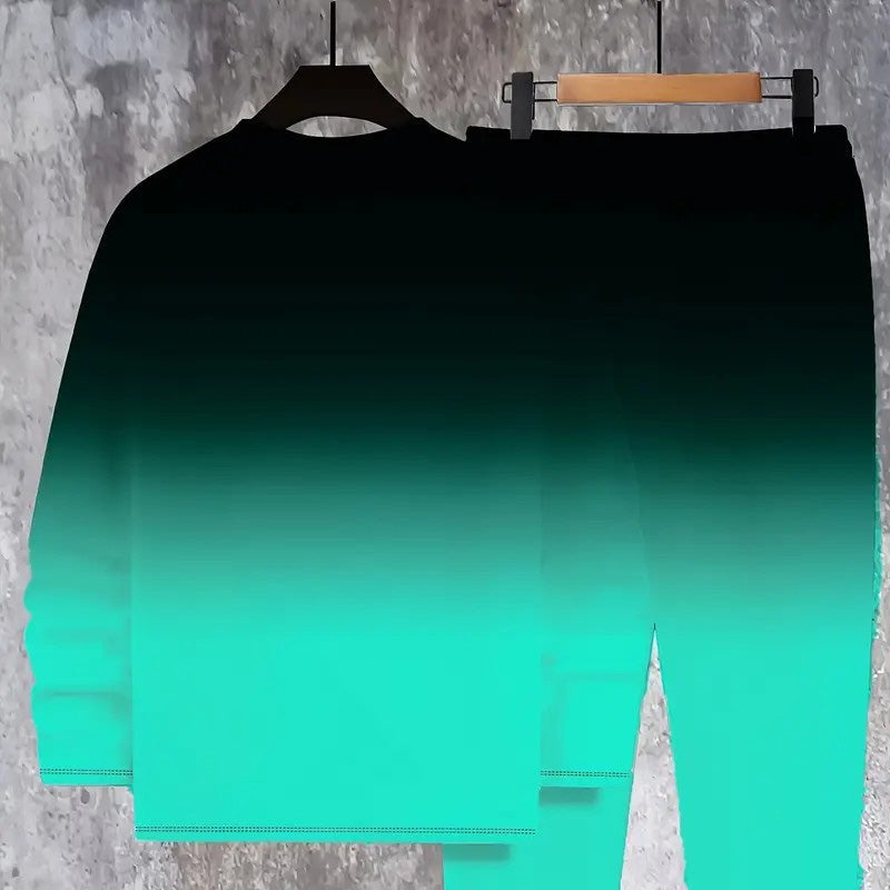 💎 59% RABATT! 💎 Herren-Trainingsanzug mit Farbverlauf – Weich, Atmungsaktiv & Leichtgewicht für Sport und Freizeit 🏃‍♂️👕