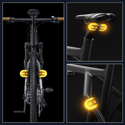 🚴 JETZT 60 % RABATT! 🔦 Kabelloses Fahrrad-Rücklicht mit Fernbedienung, automatischem Bremssensor, über 30 Lichtmodi und USB-Aufladung ⚡