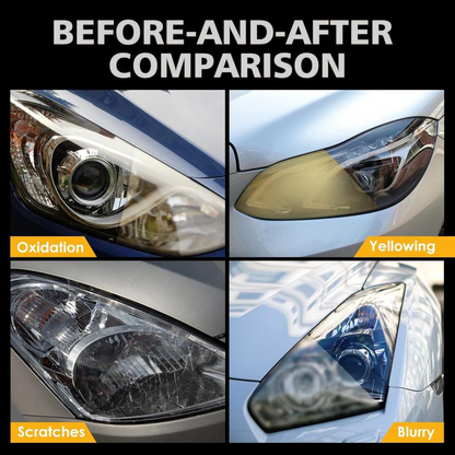 🌞Frühlingserwachen: 50% Rabatt!🚗 Scheinwerfer-Restaurierungsflüssigkeit – Gegen Vergilbung & Oxidation – Für klare Sicht & UV-Schutz – Einfache Anwendung