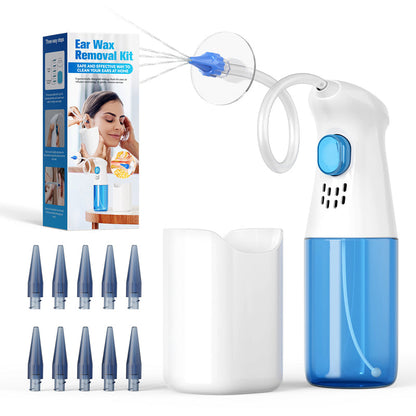 💎 54 % RABATT! 💎 Manuelles Ohrspülsystem – Sanfte Reinigung, 5 Strahlarten & sichere Aufsätze 🧼👂