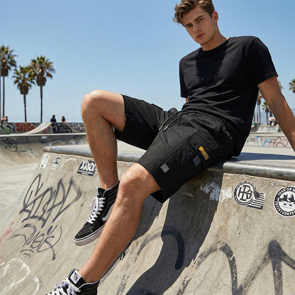 🌞Frühlingserwachen: 52% Rabatt!✨Herren Lässige Cargo-Shorts mit Kordelzug – Praktische Multifunktionstaschen, Verstärkte Nähte & Lockere Passform