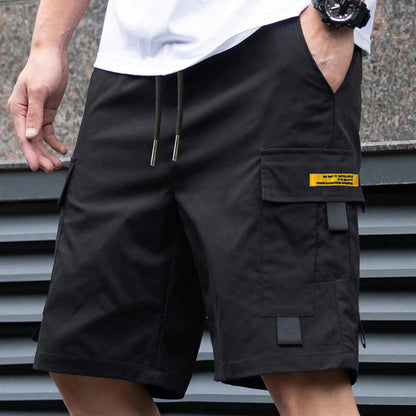 🌞Frühlingserwachen: 52% Rabatt!✨Herren Lässige Cargo-Shorts mit Kordelzug – Praktische Multifunktionstaschen, Verstärkte Nähte & Lockere Passform