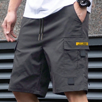 🌞Frühlingserwachen: 52% Rabatt!✨Herren Lässige Cargo-Shorts mit Kordelzug – Praktische Multifunktionstaschen, Verstärkte Nähte & Lockere Passform