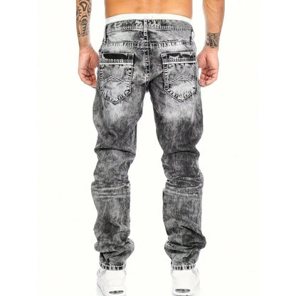 👖 50% RABATT! 🎉 Kreative Schlichte Stretch-Jeans für Herren im Emotional-Rock-Stil – Bequeme Passform, Moderner Look & Perfekt Für Den Alltag 💙