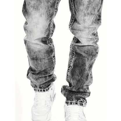 👖 50% RABATT! 🎉 Kreative Schlichte Stretch-Jeans für Herren im Emotional-Rock-Stil – Bequeme Passform, Moderner Look & Perfekt Für Den Alltag 💙
