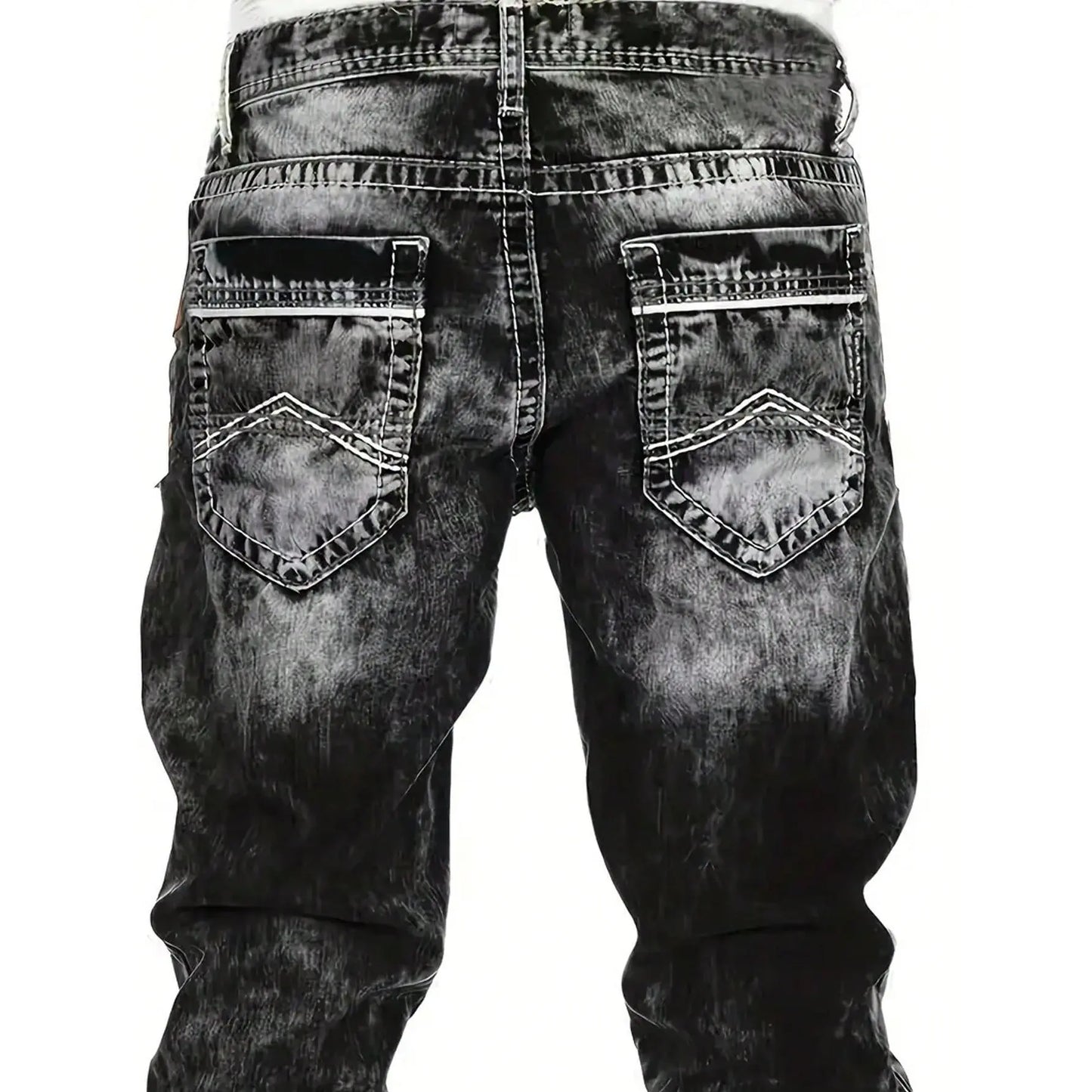 👖 50% RABATT! 🎉 Kreative Schlichte Stretch-Jeans für Herren im Emotional-Rock-Stil – Bequeme Passform, Moderner Look & Perfekt Für Den Alltag 💙