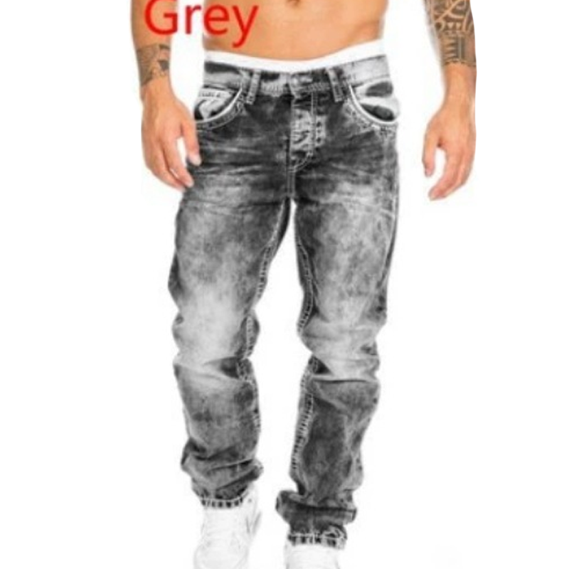👖 50% RABATT! 🎉 Kreative Schlichte Stretch-Jeans für Herren im Emotional-Rock-Stil – Bequeme Passform, Moderner Look & Perfekt Für Den Alltag 💙