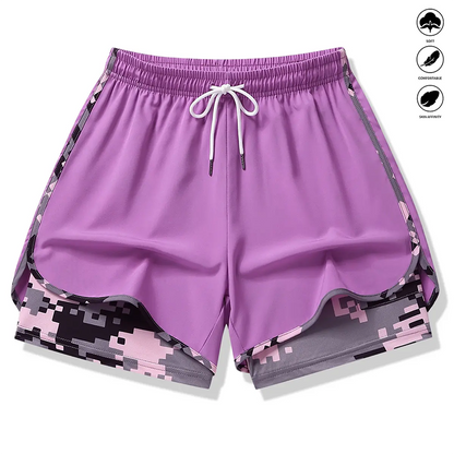 ⌛ Nur noch 3 Tage – 52 % auf alles! ⏰Lässige Sportshorts für Damen mit integriertem Innenfutter