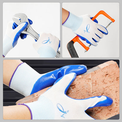 🤝Wear-resistant latex work gloves