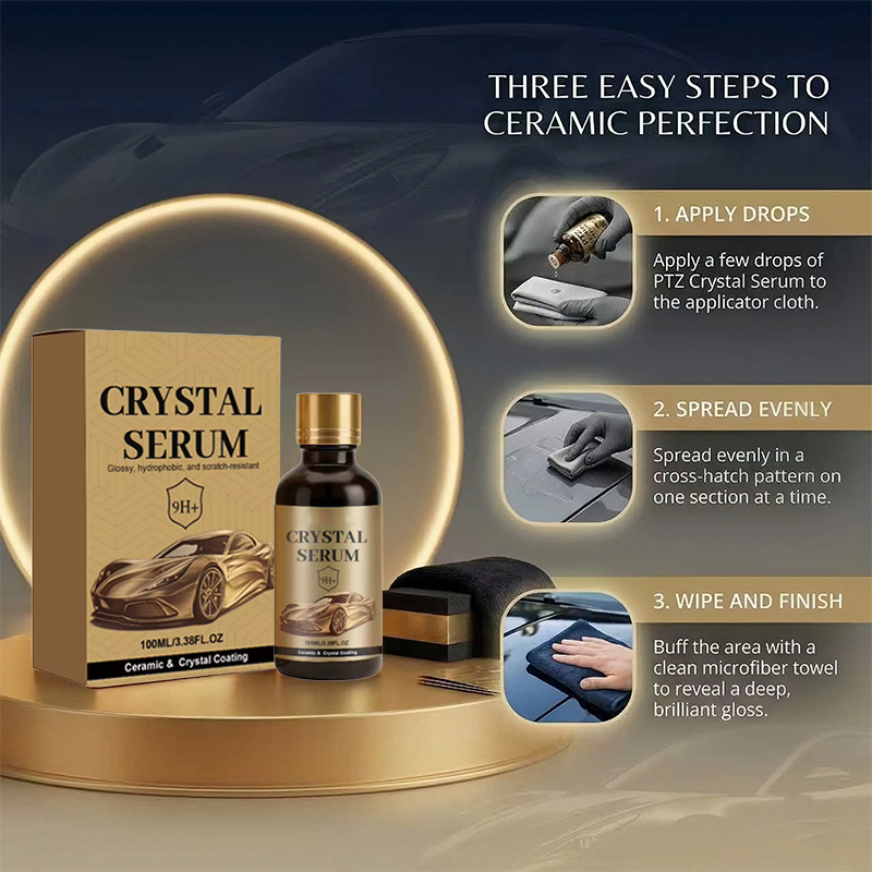 ⏰LETZTER TAG – 2 zum Preis von 1!!💝Keramik-Versiegelungsset für Autos – Crystal Serum