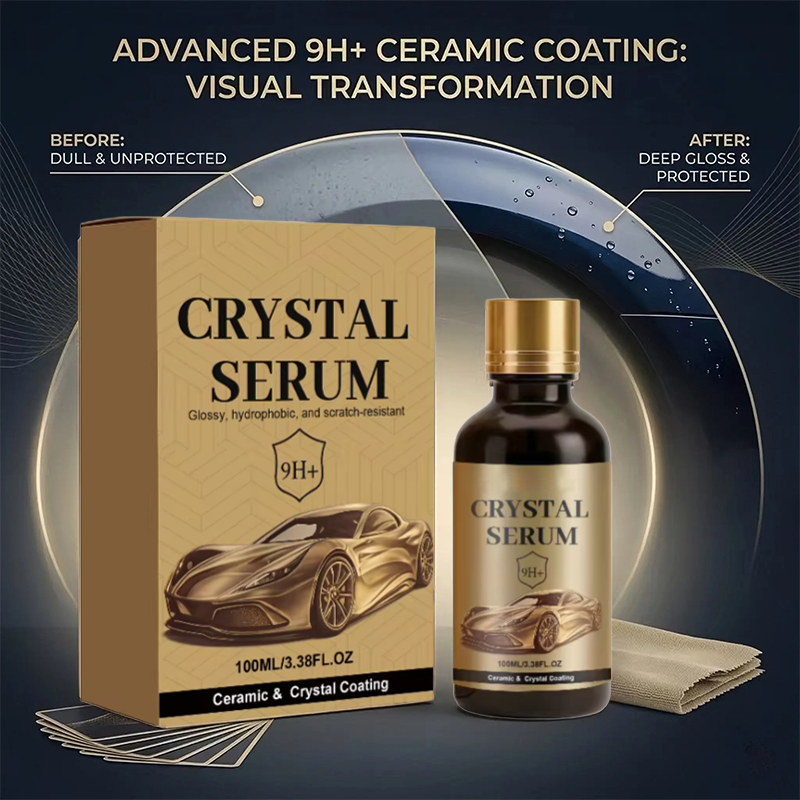 ⏰LETZTER TAG – 2 zum Preis von 1!!💝Keramik-Versiegelungsset für Autos – Crystal Serum