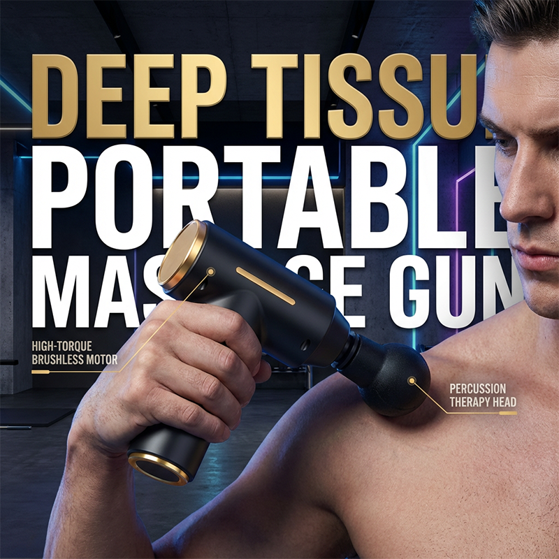 💪 52 % RABATT! 🔋 Tragbare Tiefenmassagepistole – Leiser Motor, einstellbare Intensität & ideal für Muskelentspannung und Regeneration 🏋️‍♂️