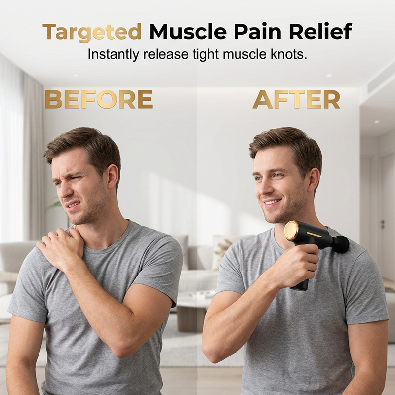 💪 52 % RABATT! 🔋 Tragbare Tiefenmassagepistole – Leiser Motor, einstellbare Intensität & ideal für Muskelentspannung und Regeneration 🏋️‍♂️