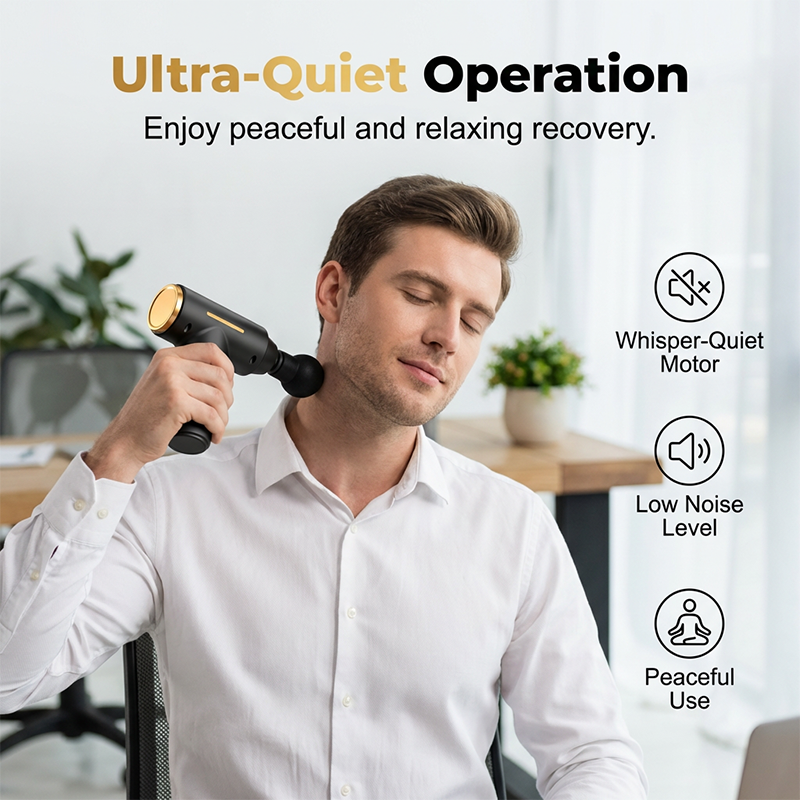 💪 52 % RABATT! 🔋 Tragbare Tiefenmassagepistole – Leiser Motor, einstellbare Intensität & ideal für Muskelentspannung und Regeneration 🏋️‍♂️